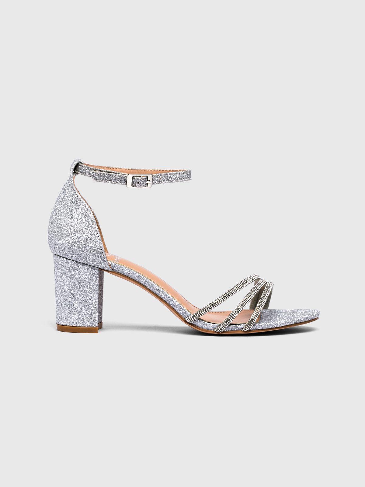 Sandalia Taco Plateado Fiesta YOU170 Weide-2