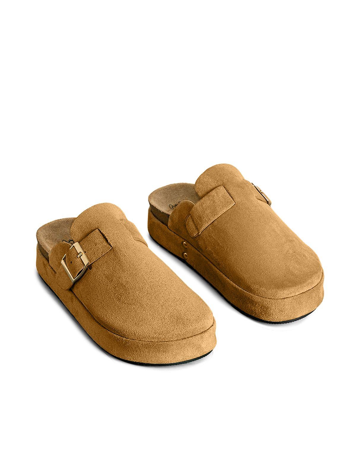 Zueco Vintage Confort Con Hebilla Mujer Weide QIU359-2