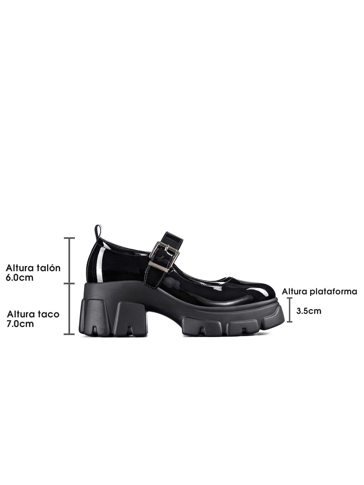 Zapato Mary Jane Tipo Escolar Plataforma Mujer Weide YL055-4
