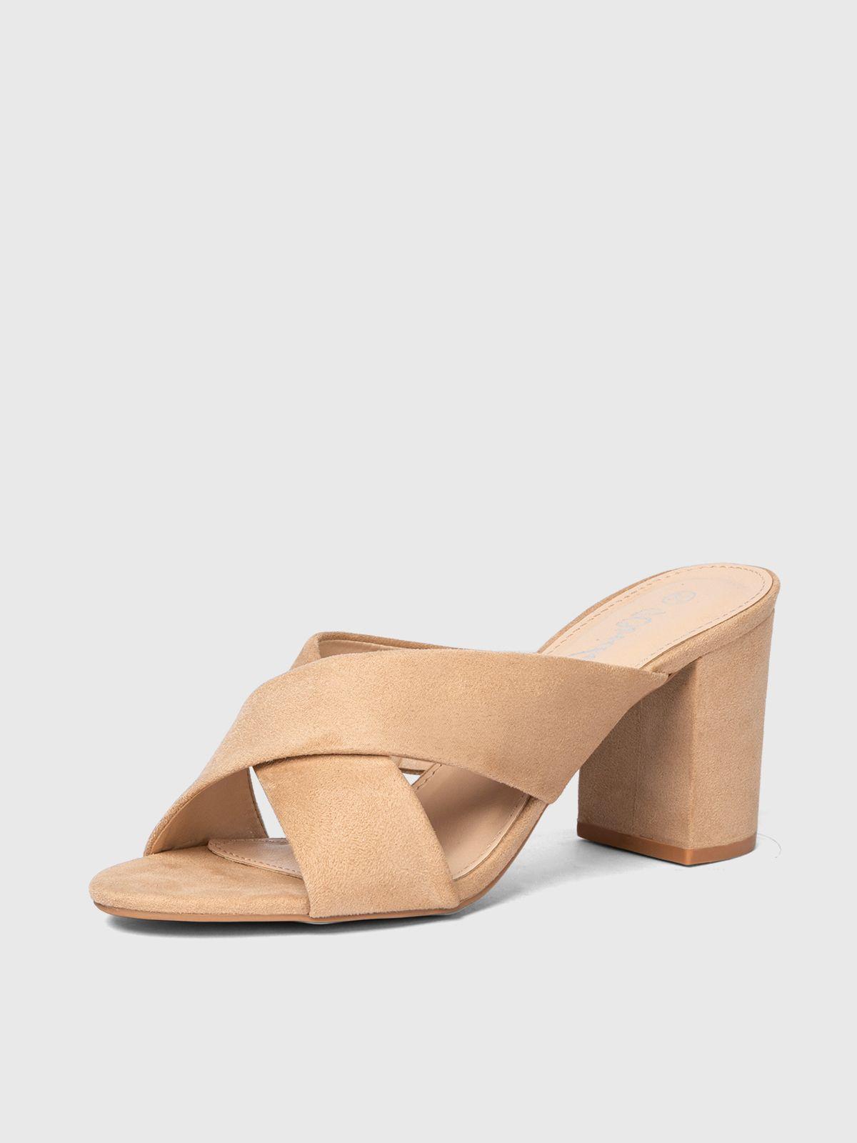 Sandalia Mujer Fernanda Beige Weide-0