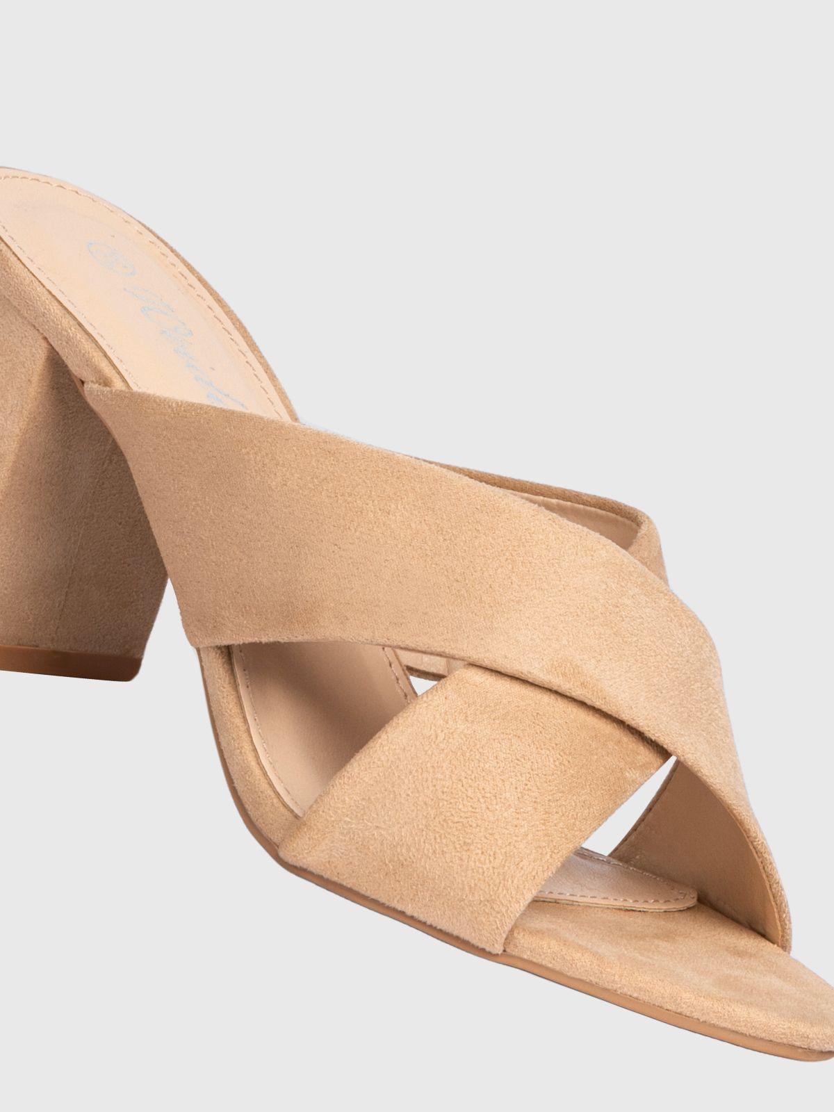 Sandalia Mujer Fernanda Beige Weide-4