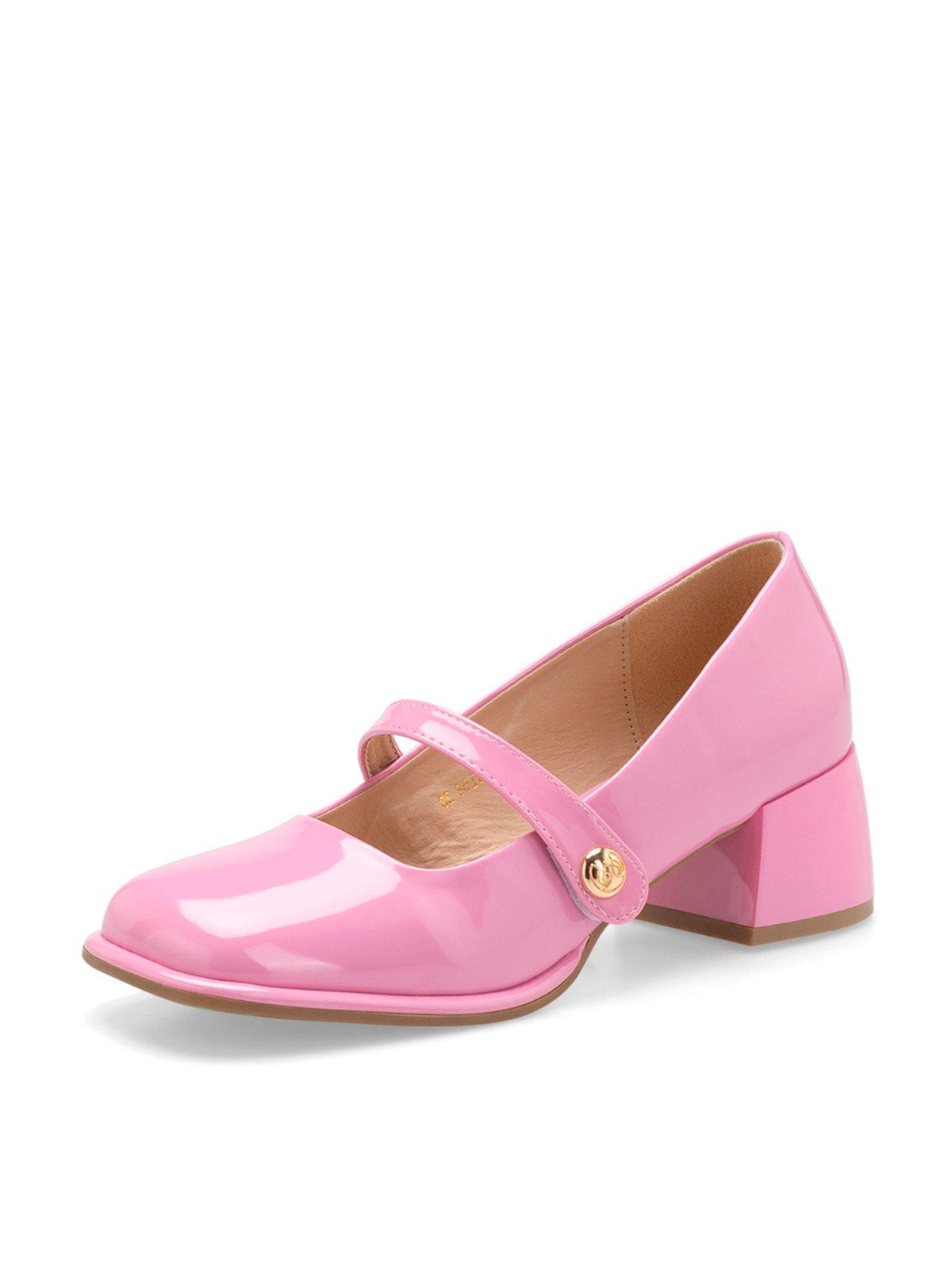 Zapatos Taco Mujer Amelia Rosado Weide-0