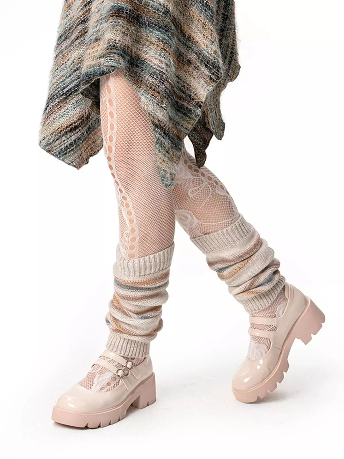 Zapatos Taco Mary Jane Beige Formal Mujer Weide YL57-1