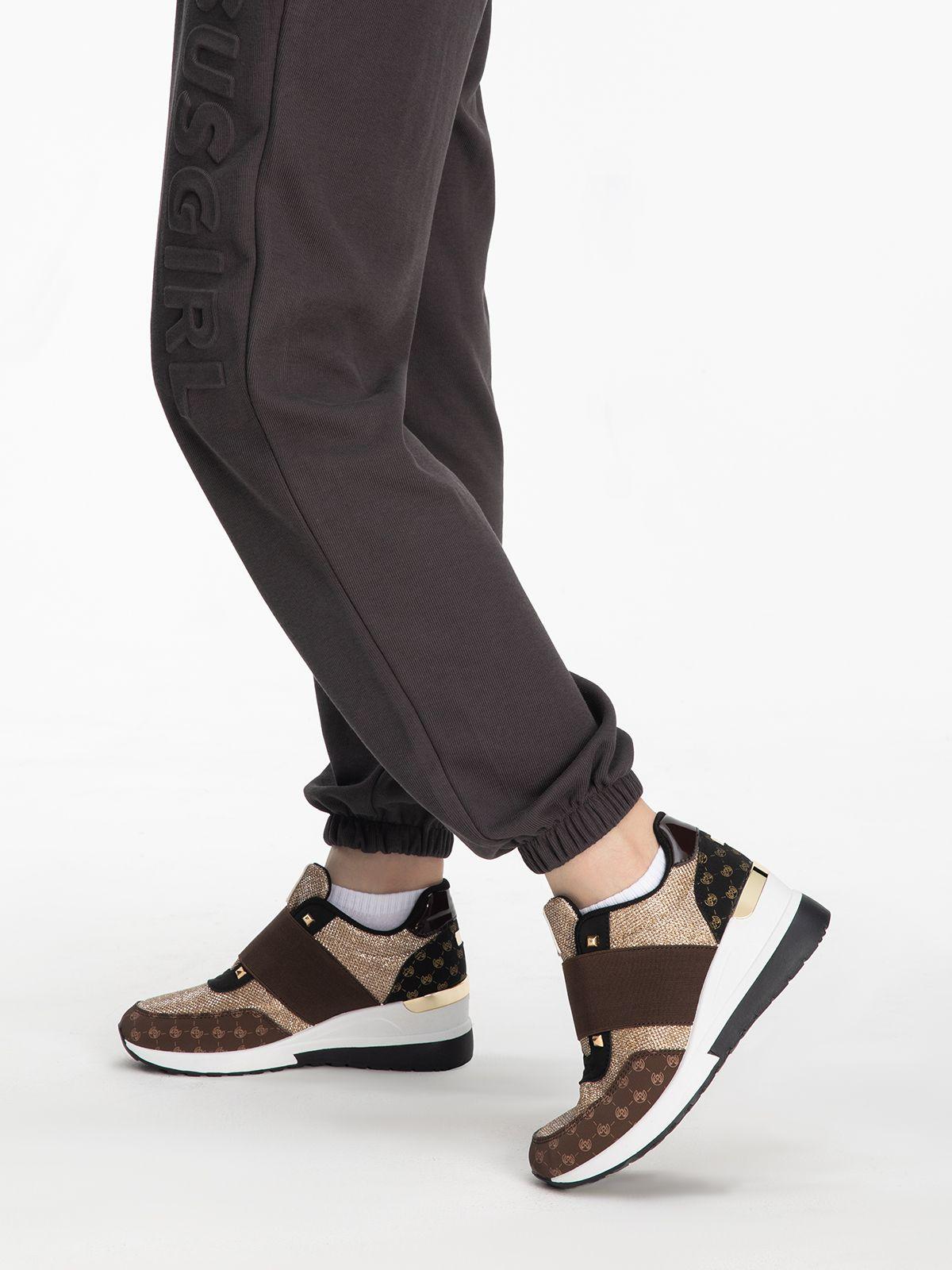 Zapatilla Mujer Arlet Marron Weide-1