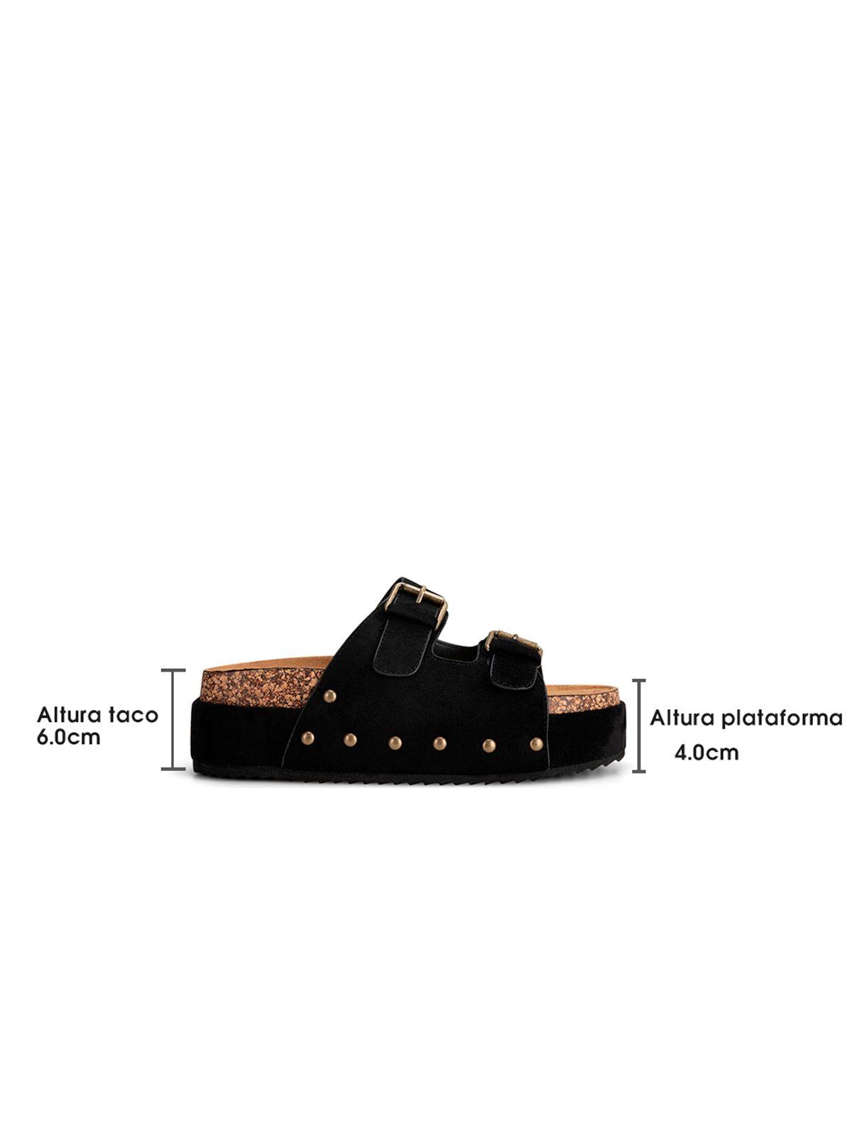 Sandalia Plataforma Negro Casual YOU216 Weide-4