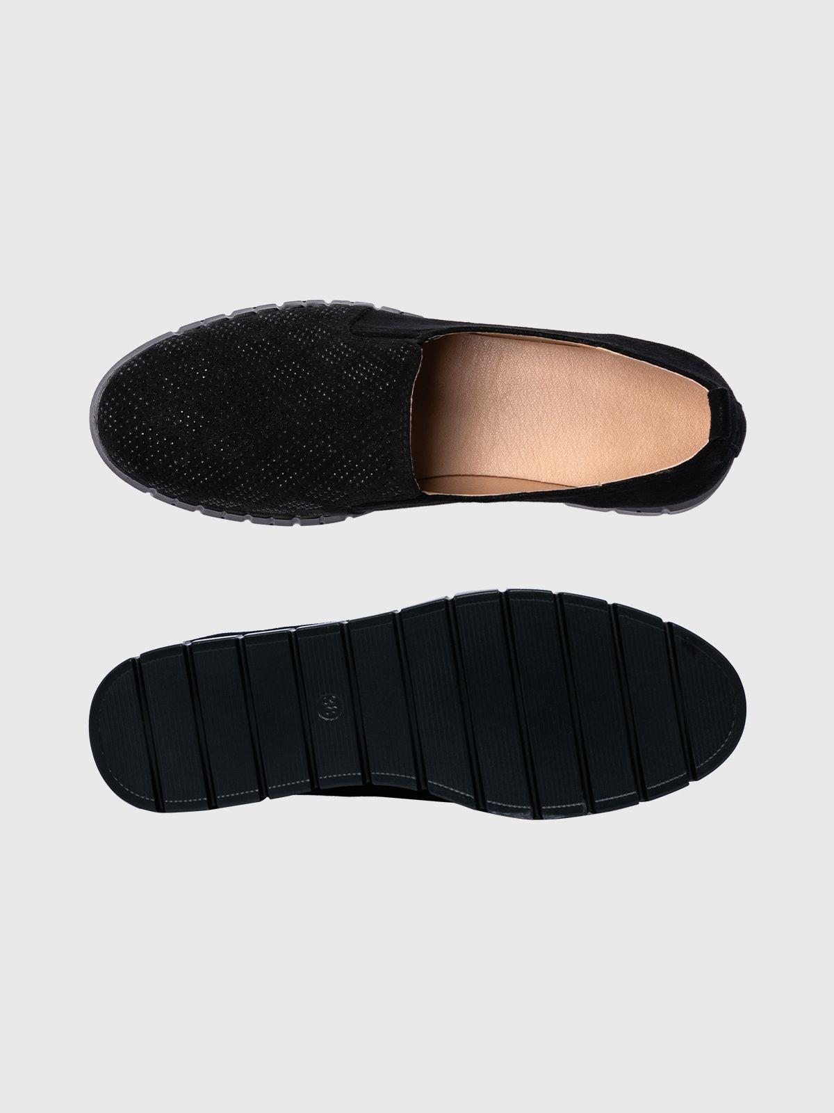 Zapatilla Mujer Abrilera Negro Weide-4