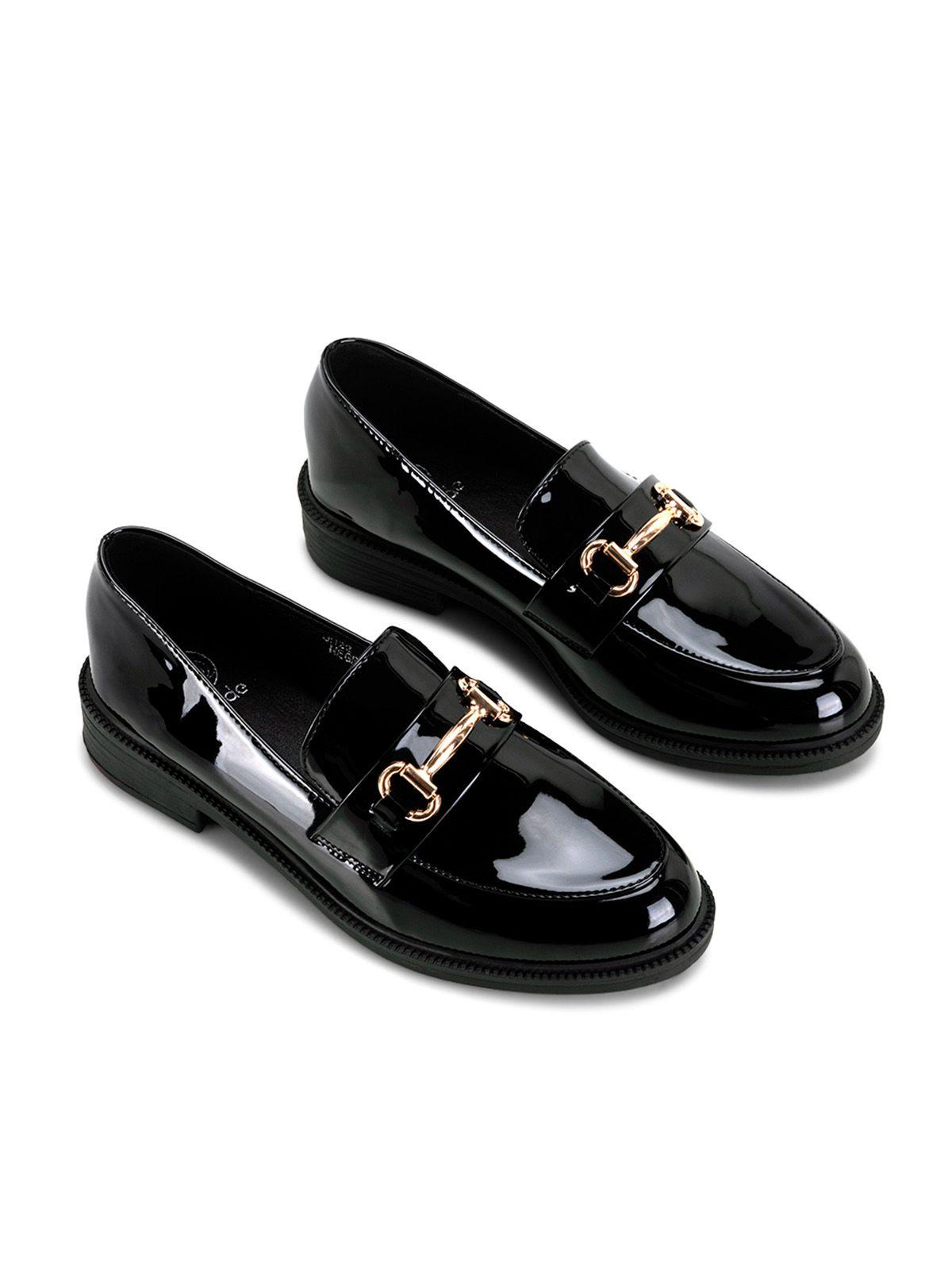Zapato Taco Negro Casual JN22 Weide-2