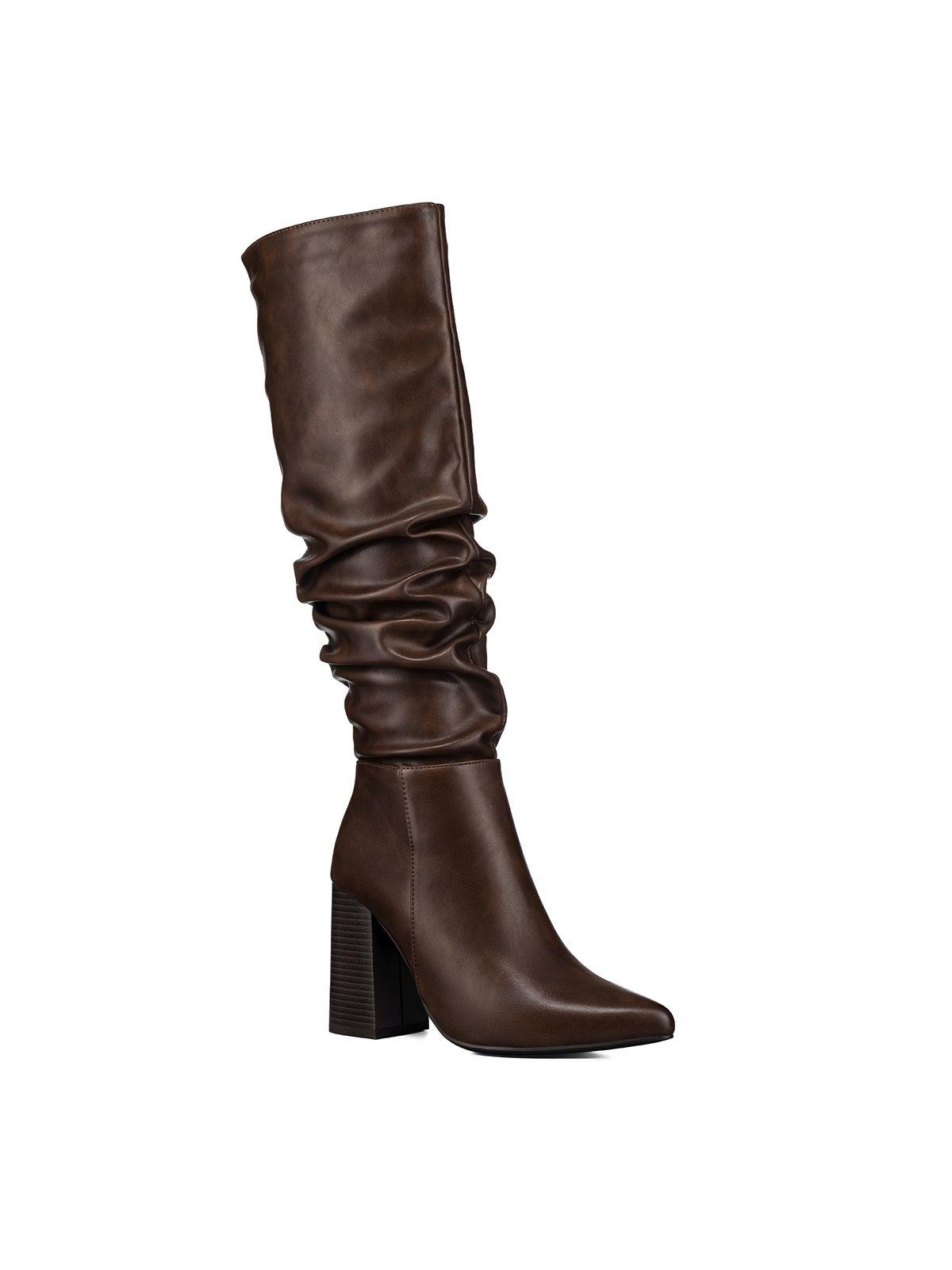 Bota Taco Mujer Casual PU Weide CZY633-4