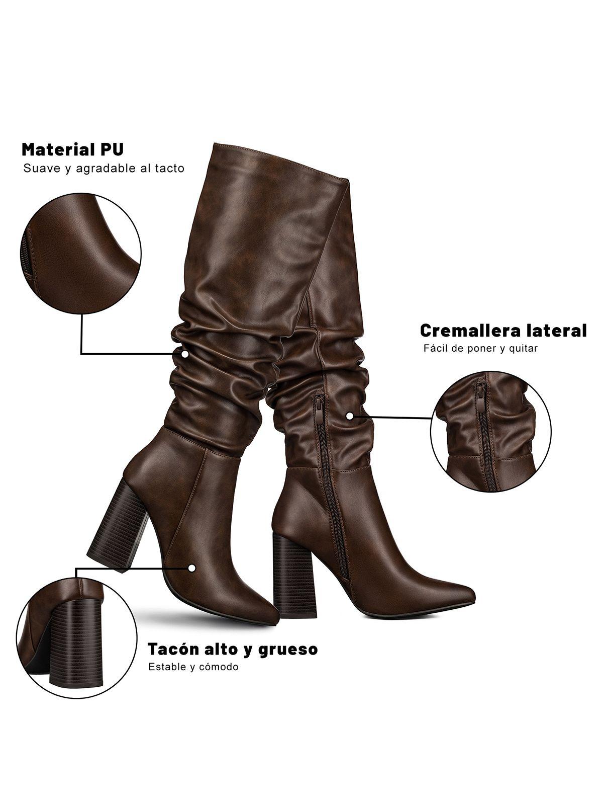 Bota Taco Mujer Casual PU Weide CZY633-6