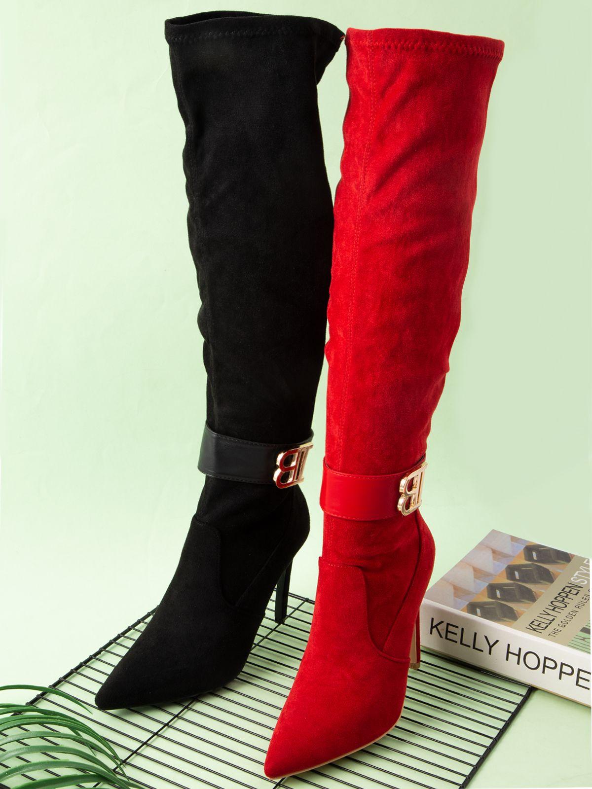 Bota Novalee Negro Weide-4