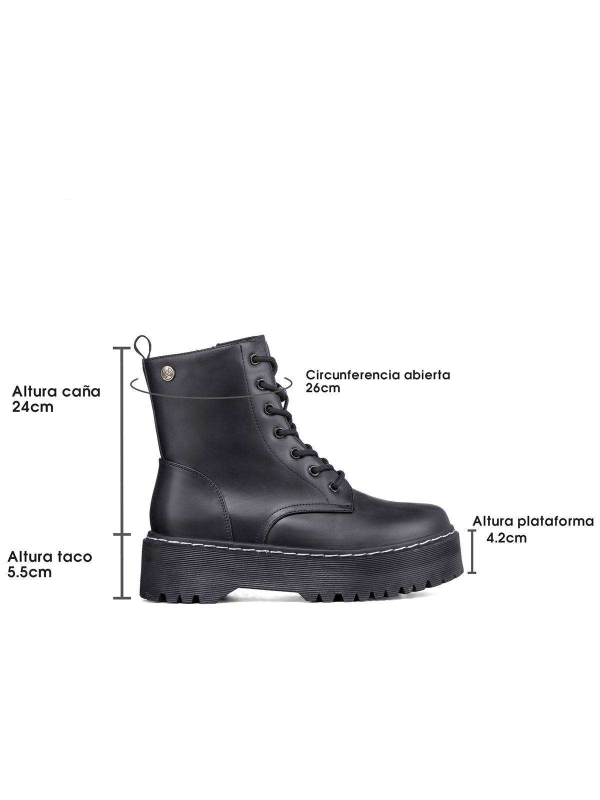 Botin Mujer Carlota Negro Weide-5