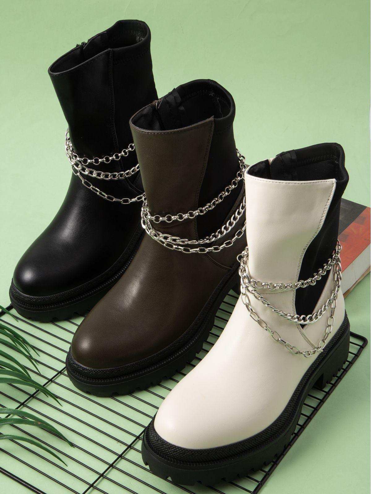 Botin Yuriko Negro Weide-4