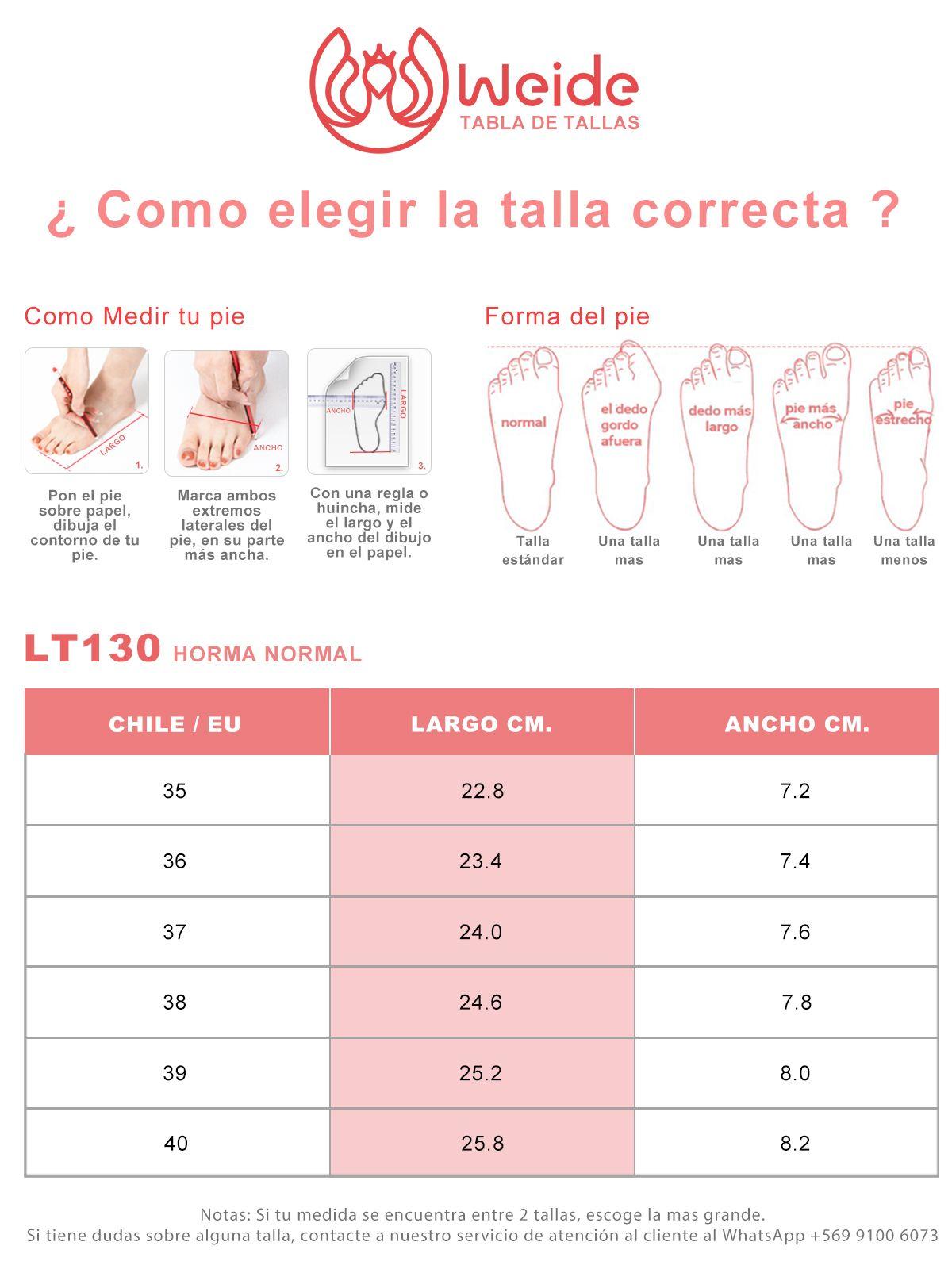 Zapatilla De Deporte Casual Plataforma Mujer Weide LT130-3