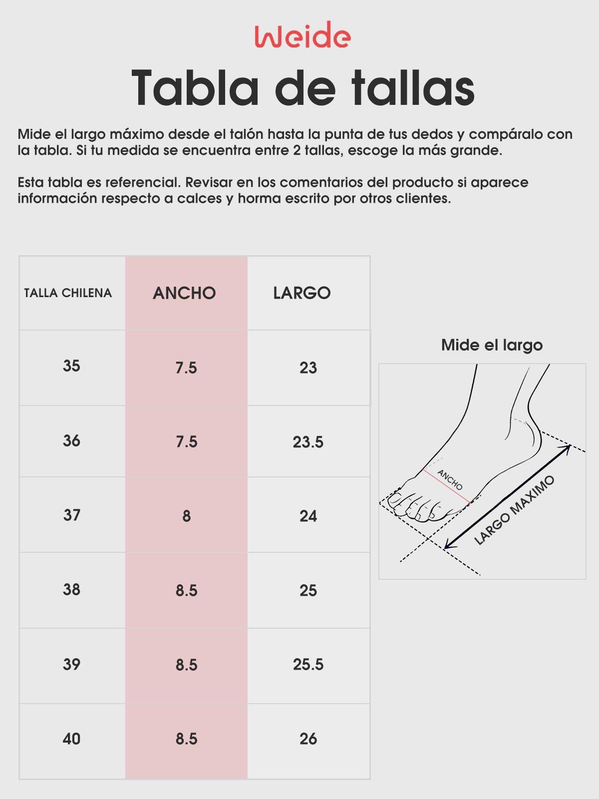 Zapatilla Mujer Helena Negro Weide-3