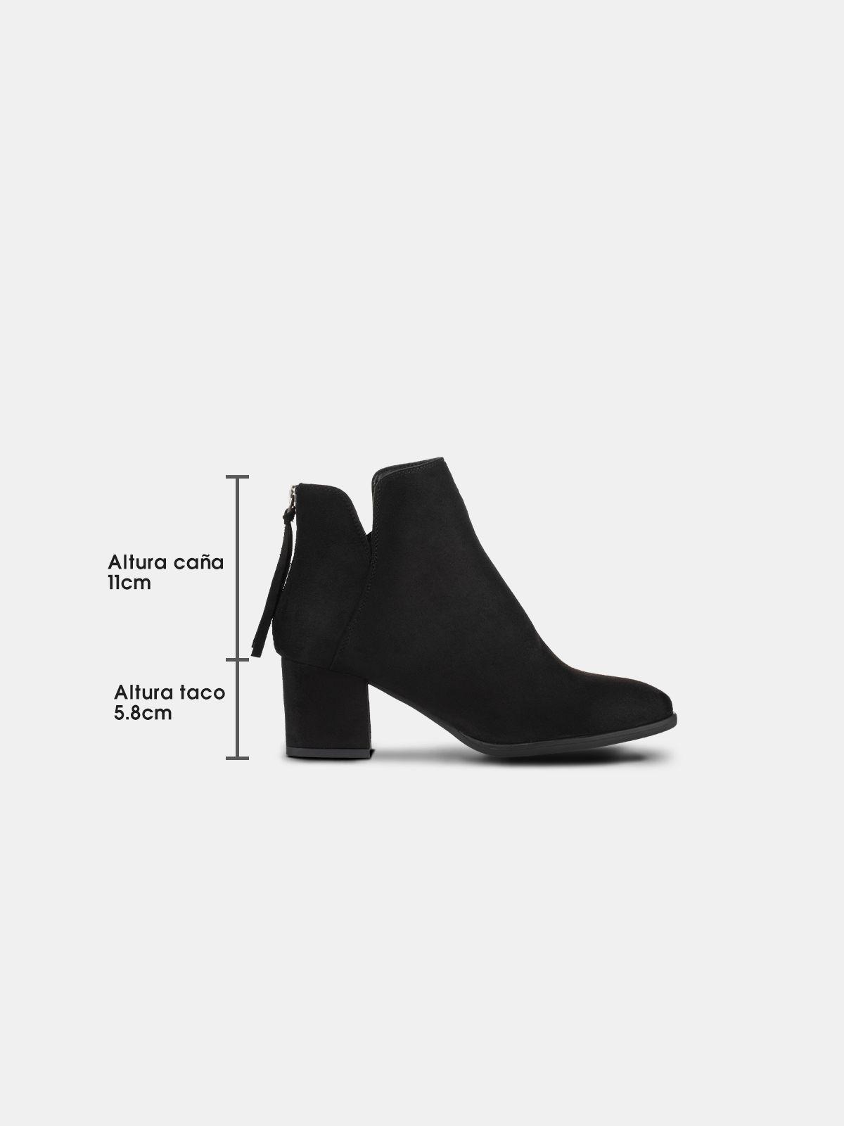 Botin Mujer Elia Negro Weide-5