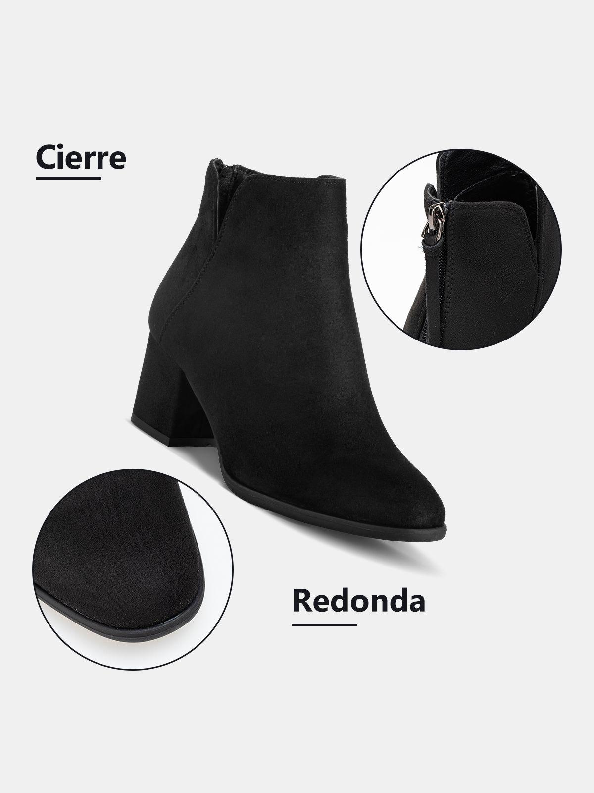 Botin Mujer Elia Negro Weide-6
