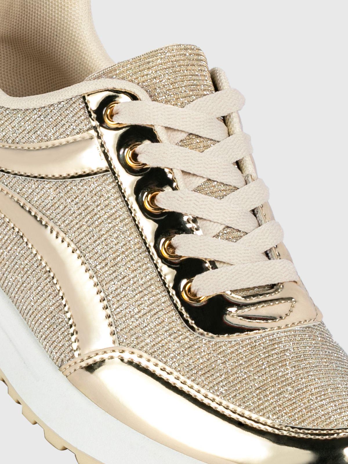 Zapatilla  Mujer Enriqueta Dorado Weide-5