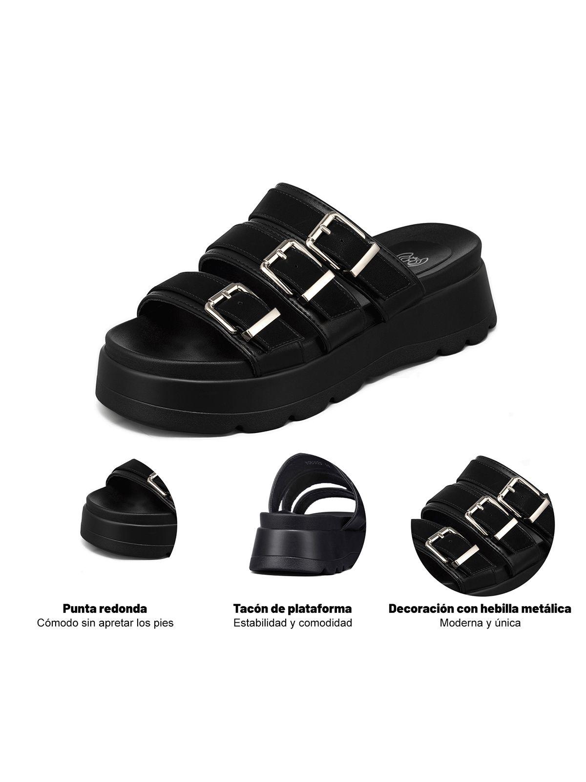 Sandalia Chala Casual Plataforma Hebilla Mujer Weide YOU529-4