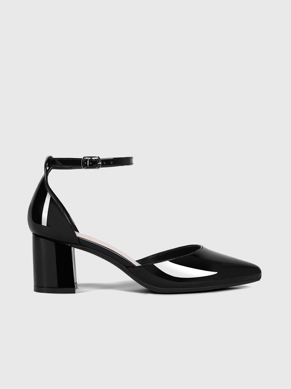 Zapato Taco Alto Negro Fiesta Mujer Weide GH63-2