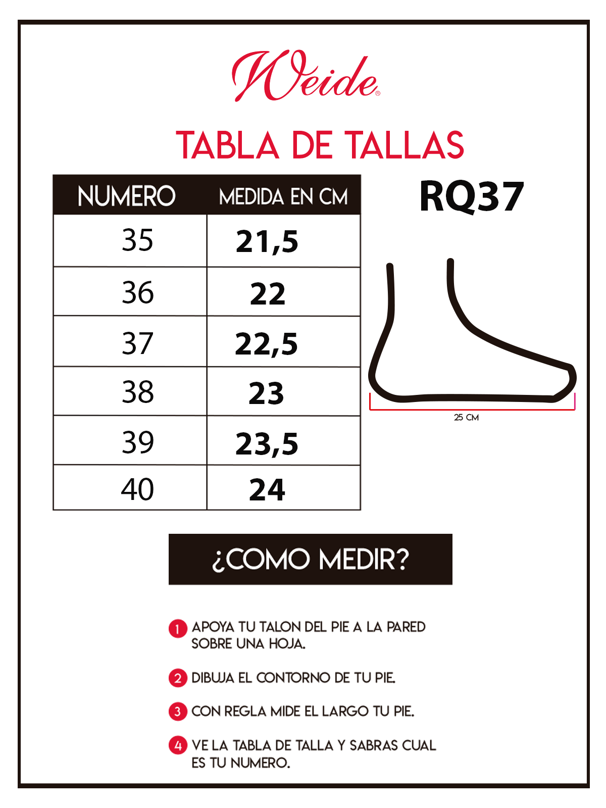 Bota Amairani Negro Weide-4