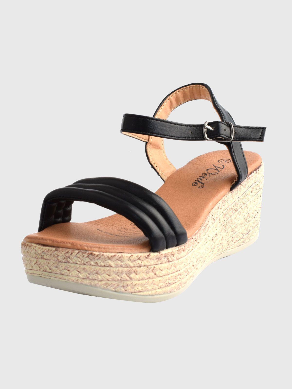 Sandalia Wuzuni Negro Weide-0