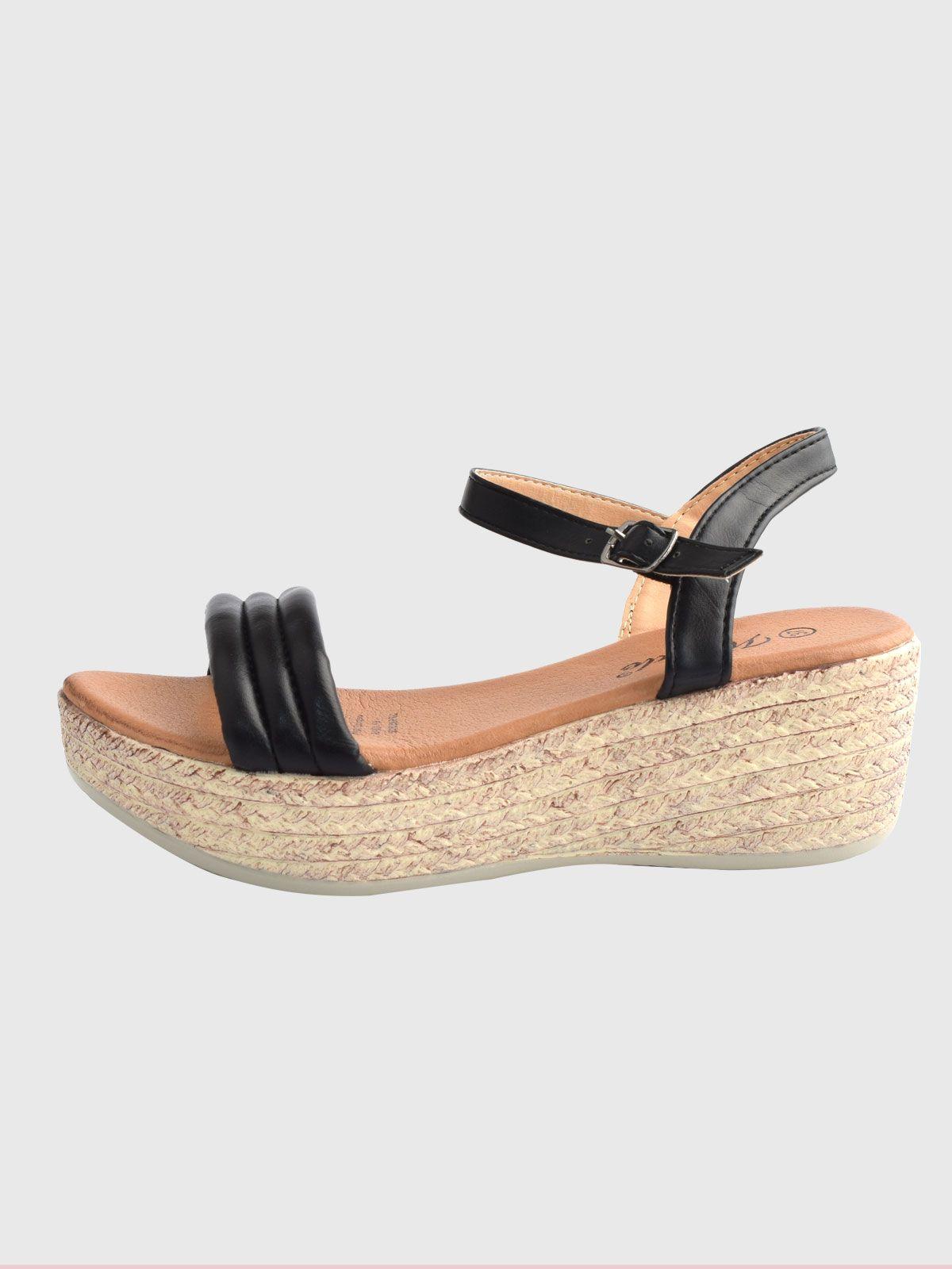 Sandalia Wuzuni Negro Weide-1