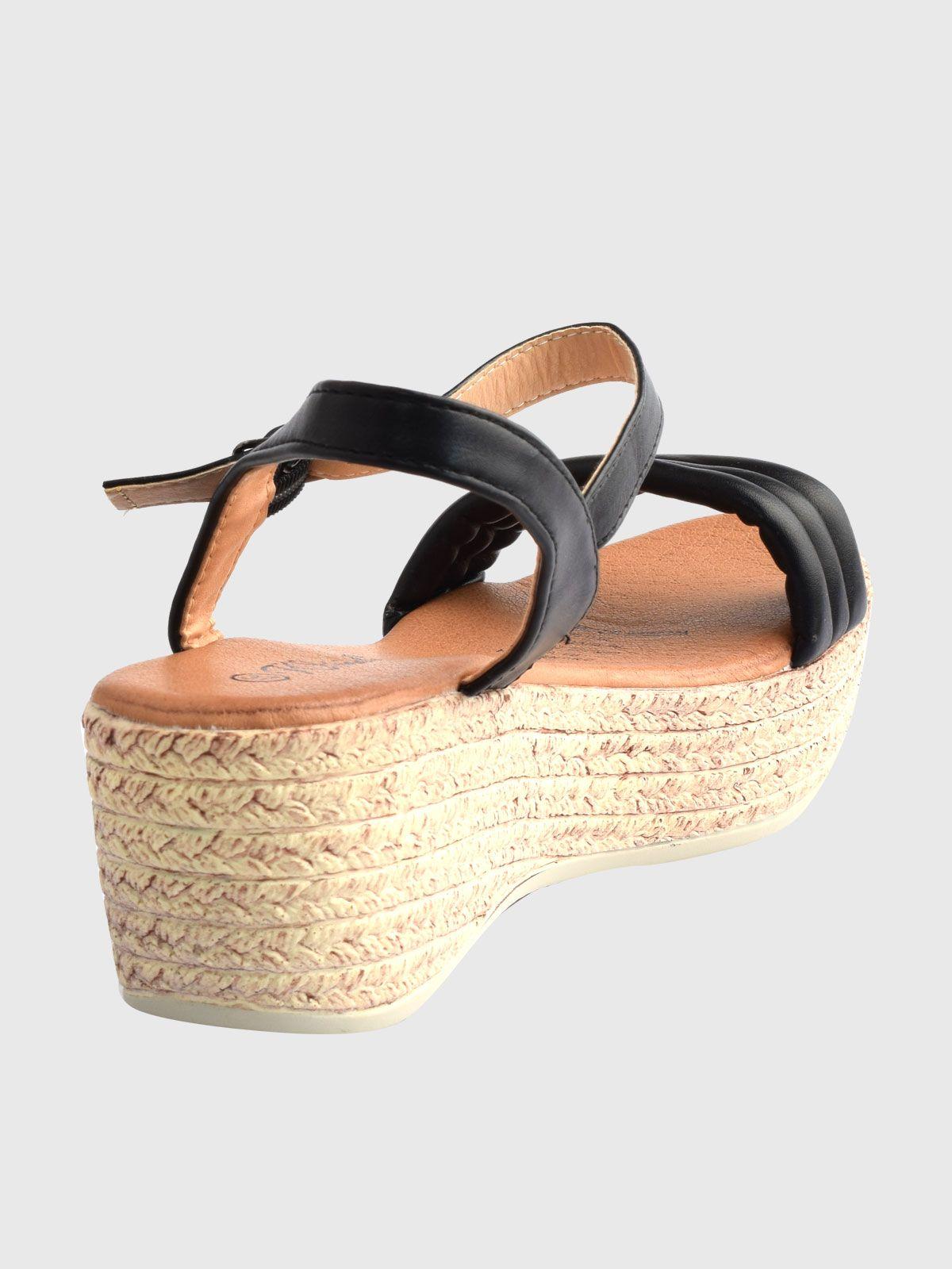 Sandalia Wuzuni Negro Weide-2