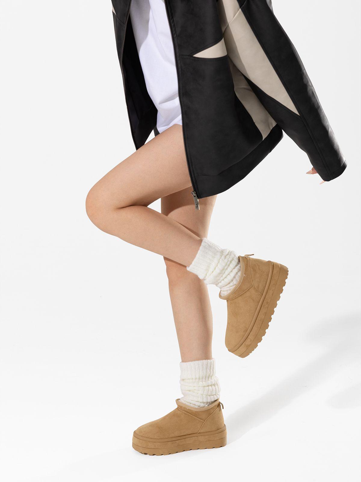 Botin Casual Mujer De Gamuza Comodo Weide LT200-2