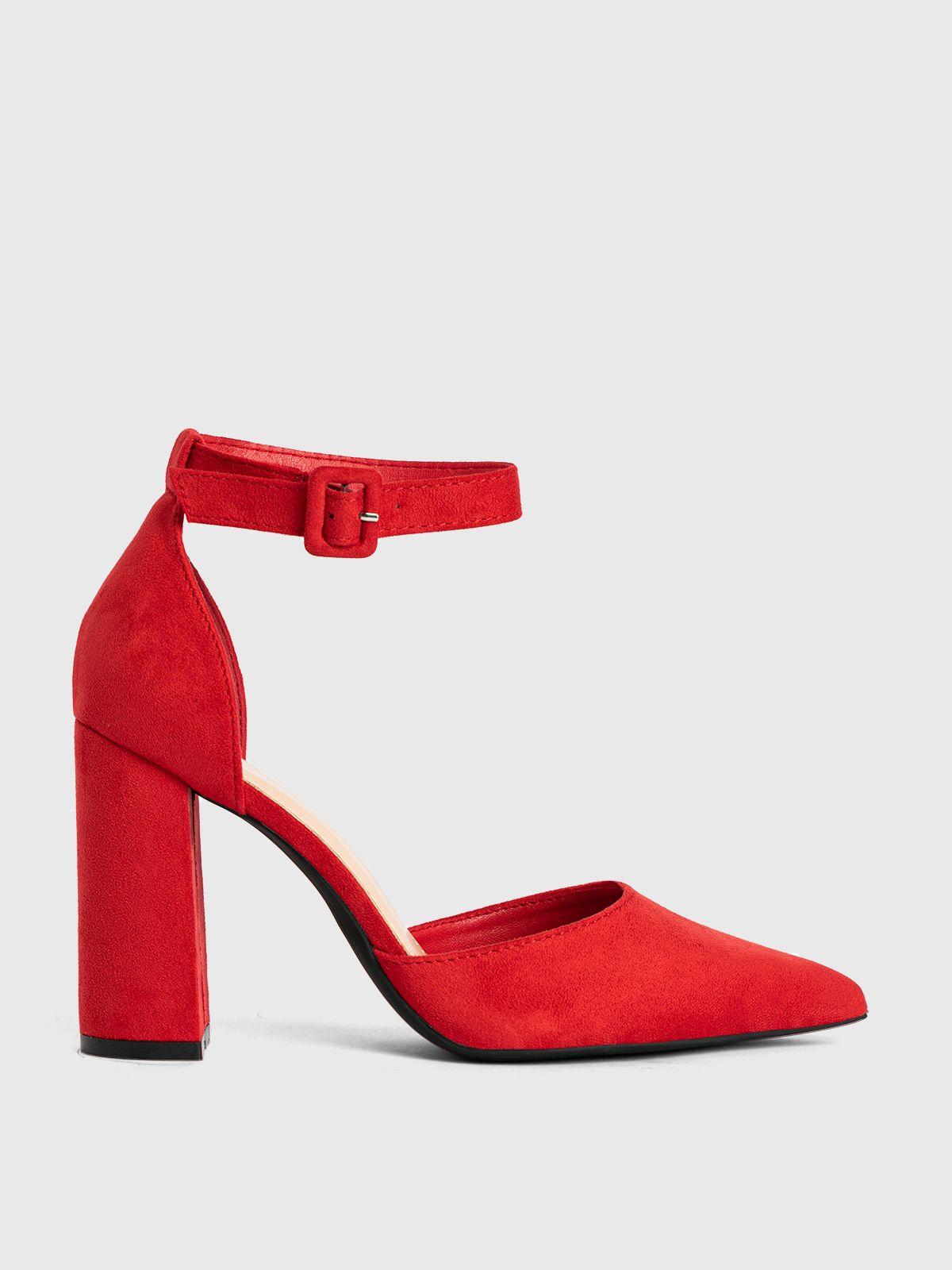 Zapato Mujer Nazaret Rojo Weide-2
