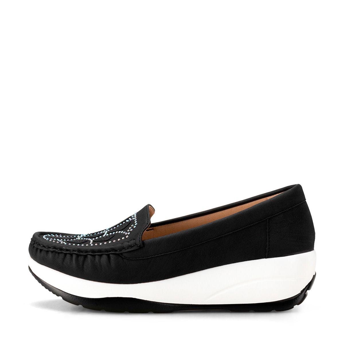 Mocasin Victoria Negro Weide-1