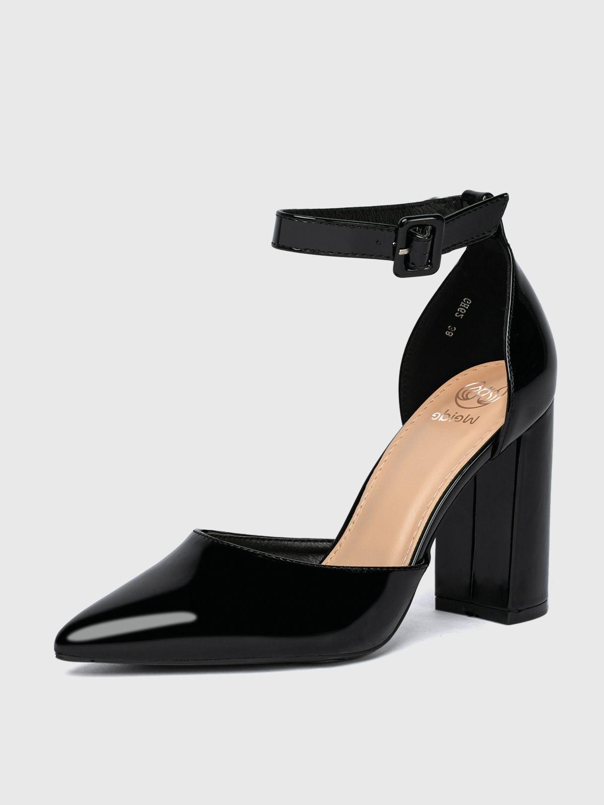Zapato Taco Alto Negro Fiesta Mujer Weide GH62-0