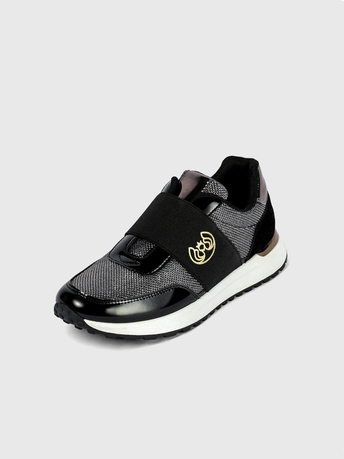 Zapatilla  Mujer Niceto Negro Weide-0