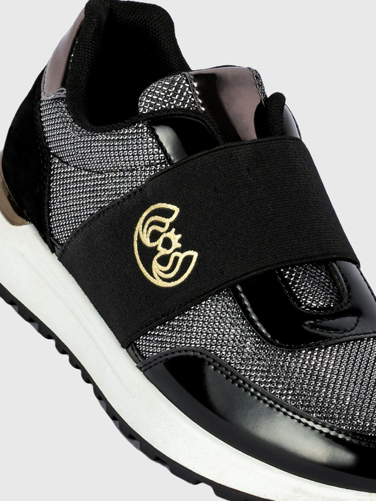 Zapatilla  Mujer Niceto Negro Weide-5