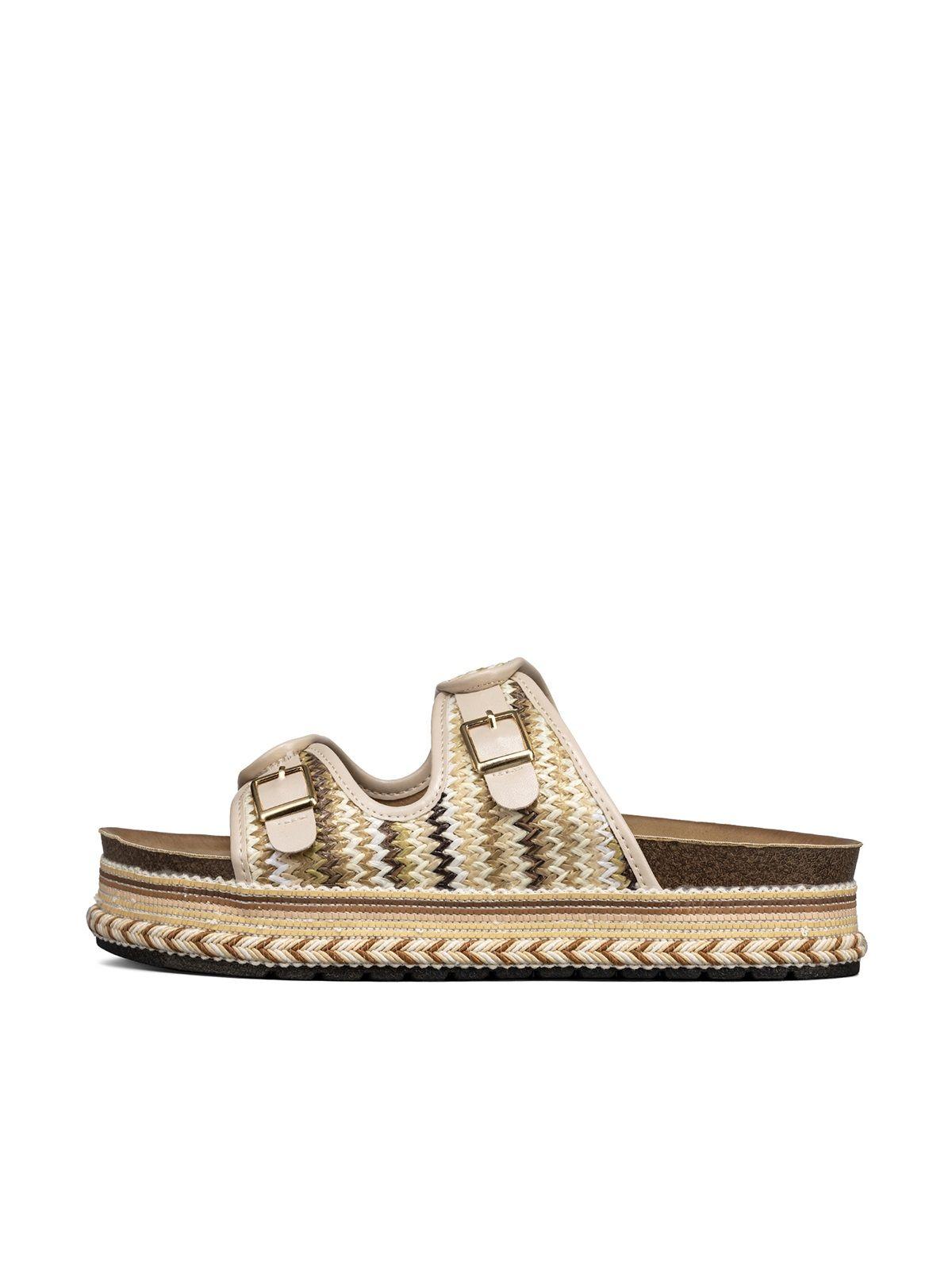 Sandalia Estilo Chala Casual Plataforma Mujer Weide QIU386-6