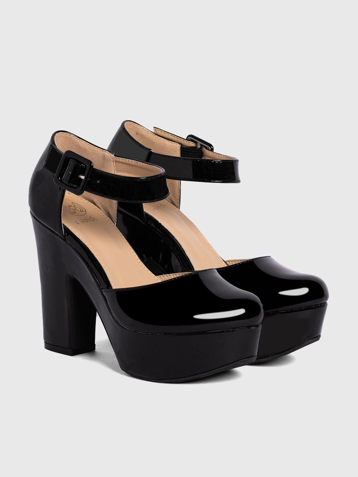 Sandalia Fiesta Mujer Dinosauria Negro Weide-4