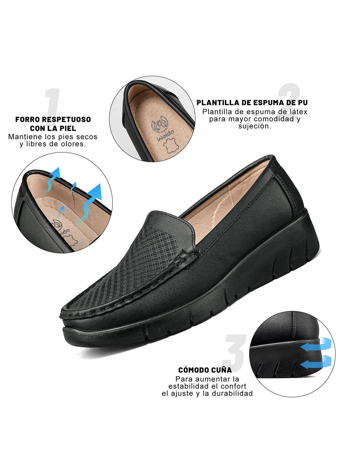 Mocasin Casual Mujer Clasico Comodo Eco Cuero Weide JML12-7