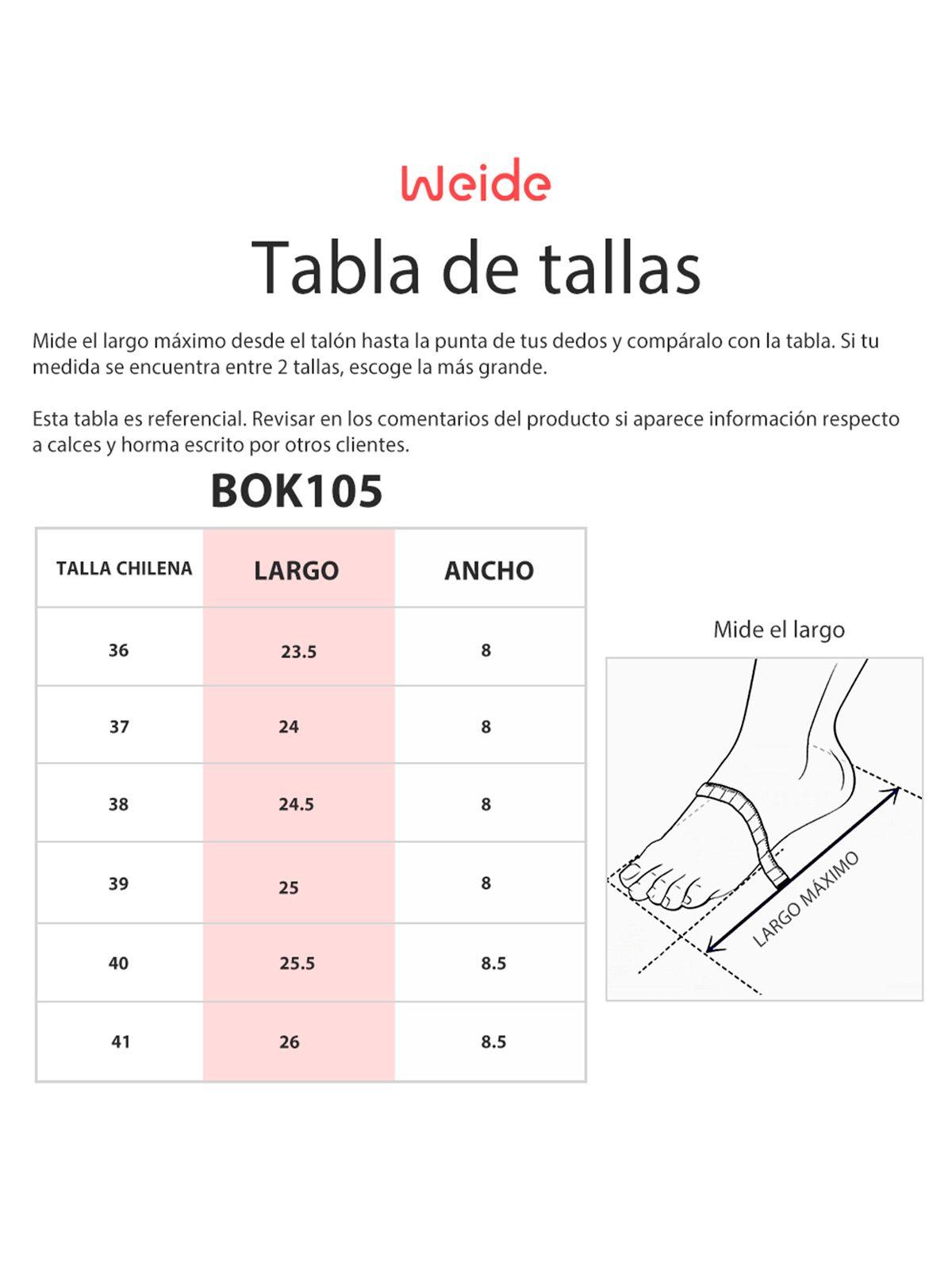 Zapatilla Liliana Negro Weide-3