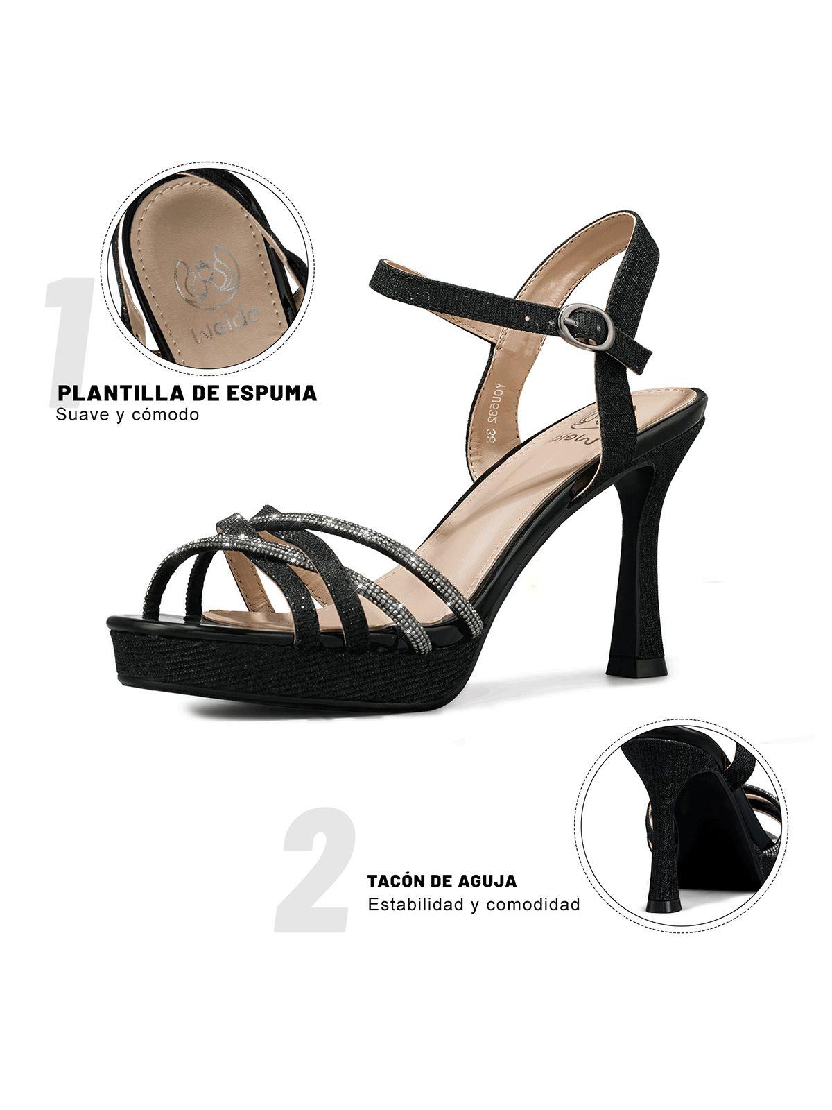 Sandalia Taco Alto Fiesta Mujer Weide You532-5