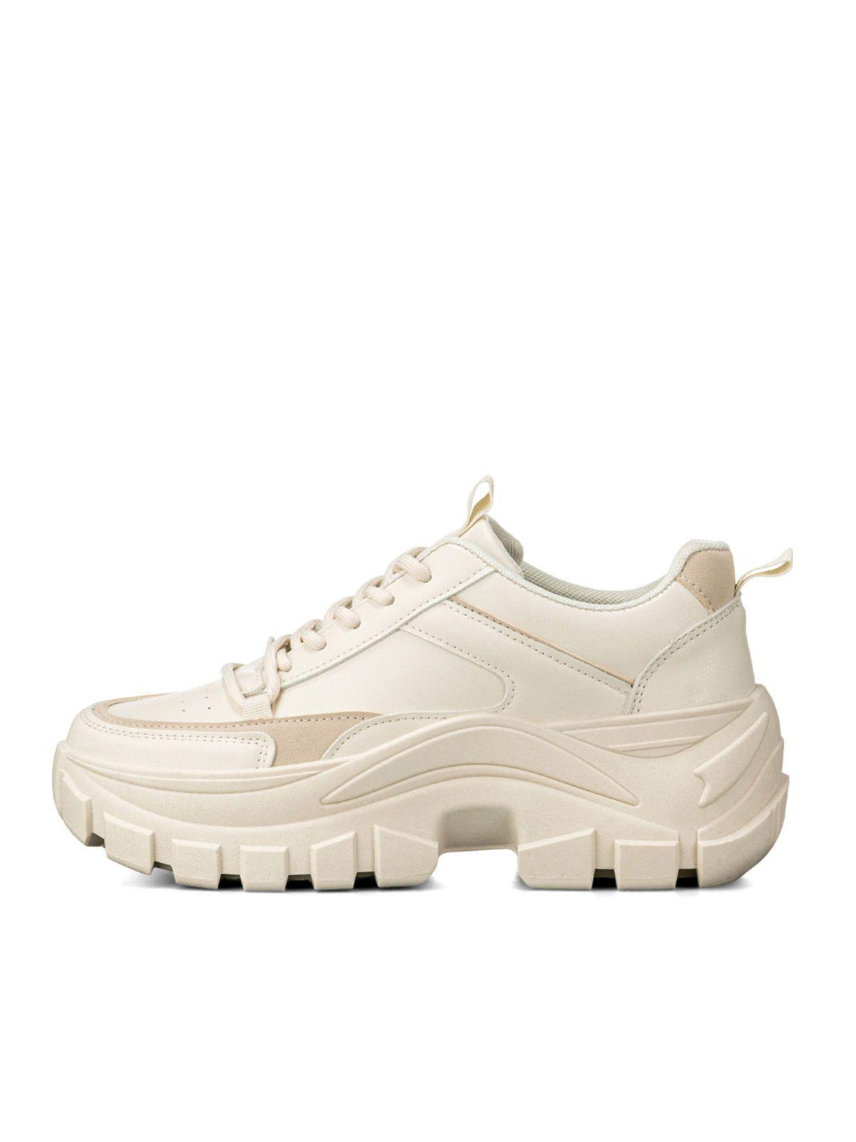 Zapatilla Beige Casual Mujer Weide WLT01-2