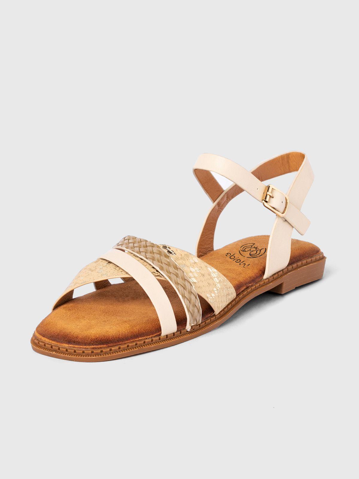 Sandalia Mujer Nicoleta Beige Weide-0