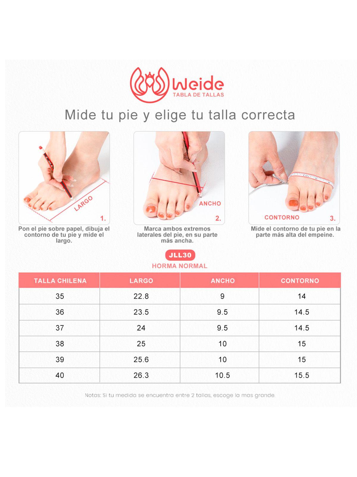 Zapatilla Plataforma weide JLL30-3