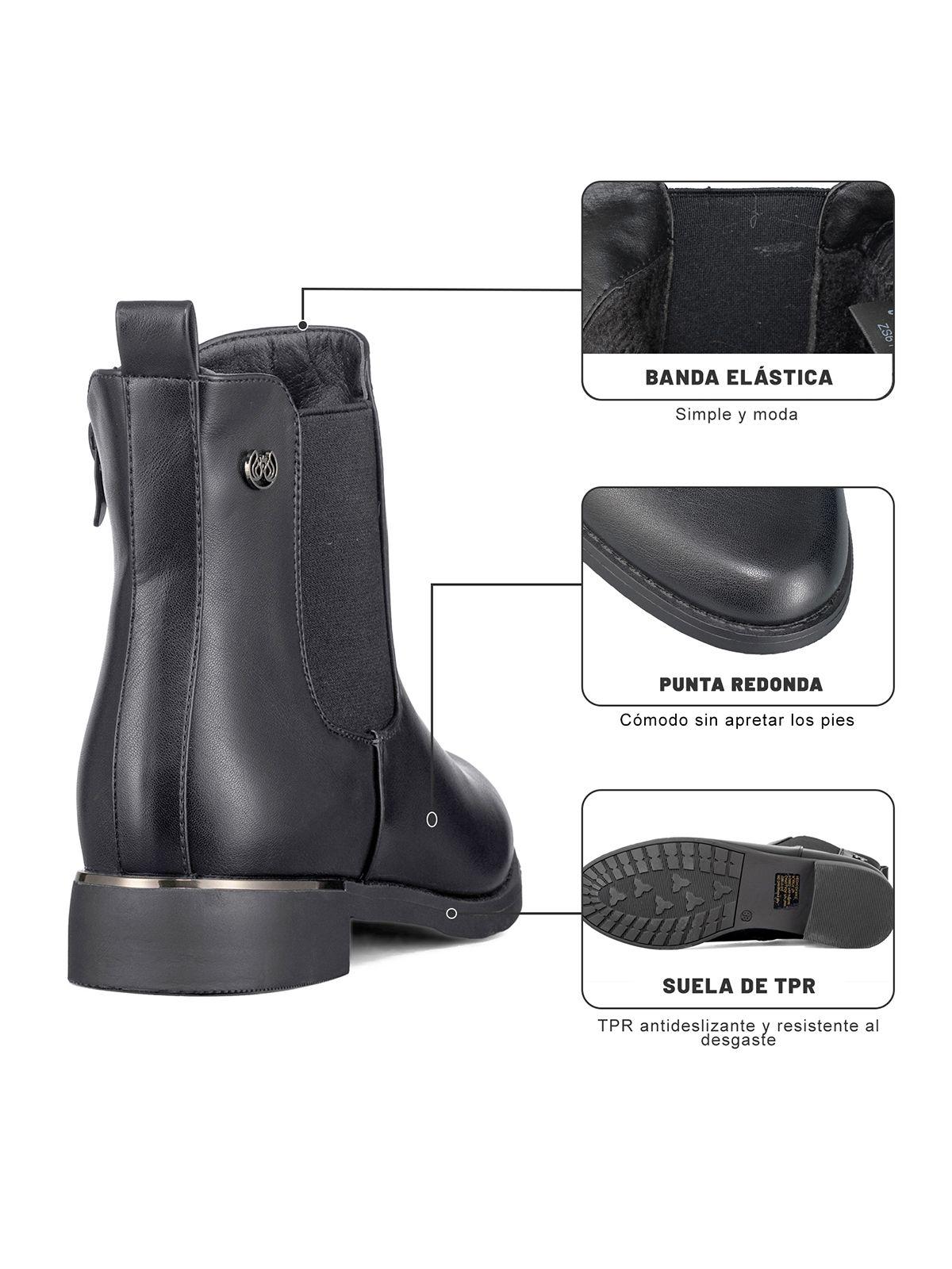 Botin Casual Mujer Eco Cuero Comodo Formal Moda Weide ZS61-8