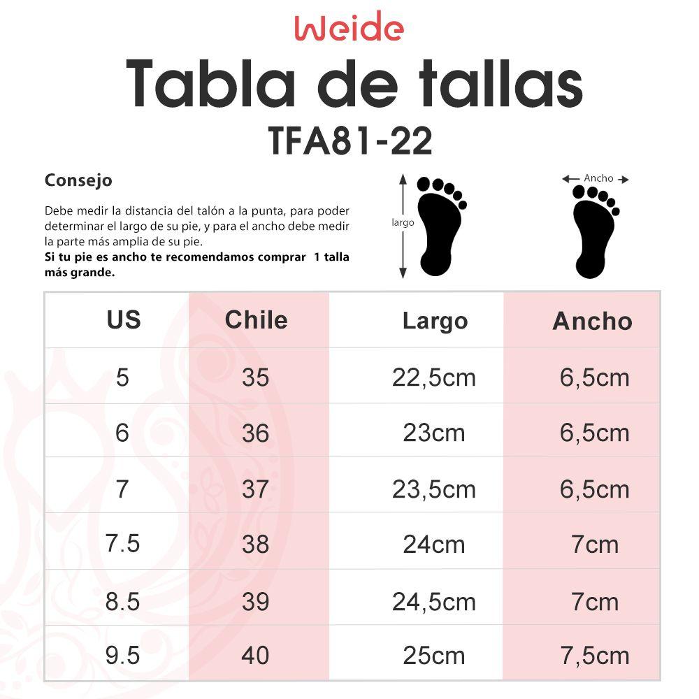 Zapatilla Eider Rosado Weide-3