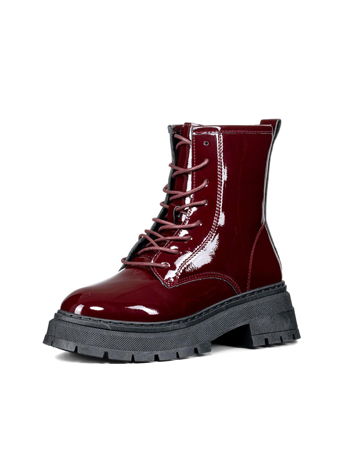 Botin Casual Mujer Burdeo Plataforma Weide SL30-0