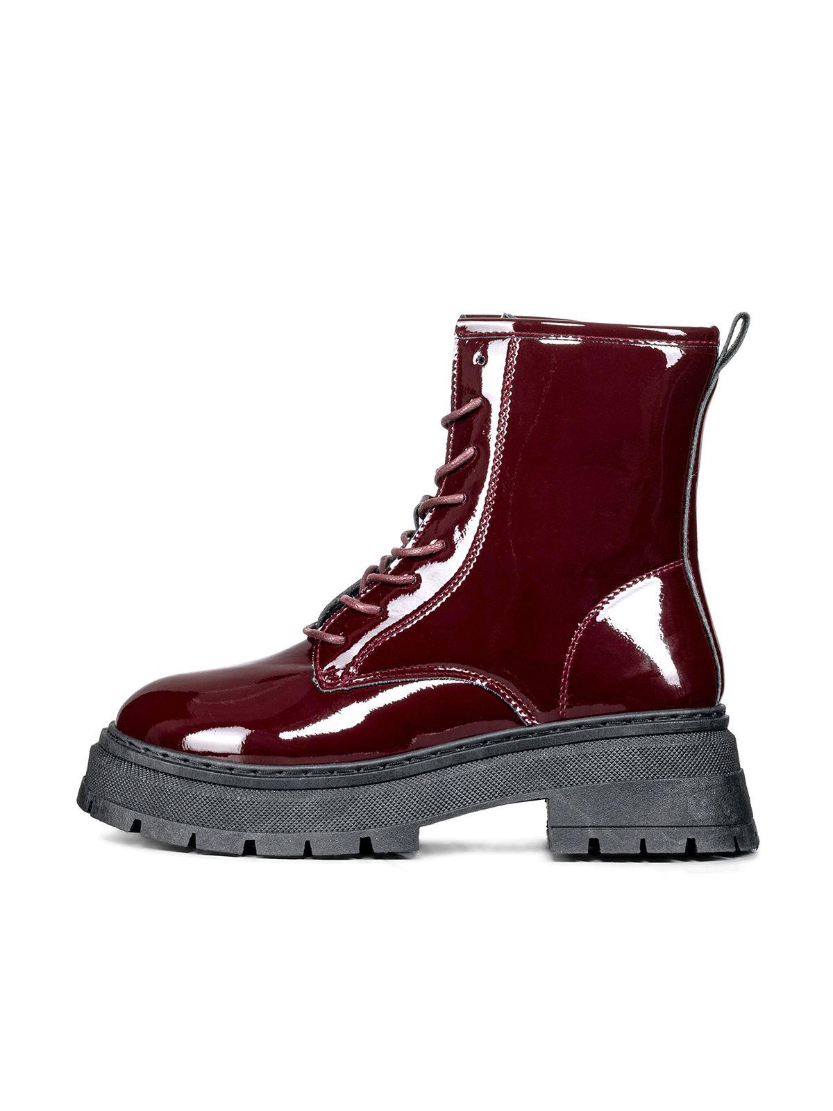 Botin Casual Mujer Burdeo Plataforma Weide SL30-3