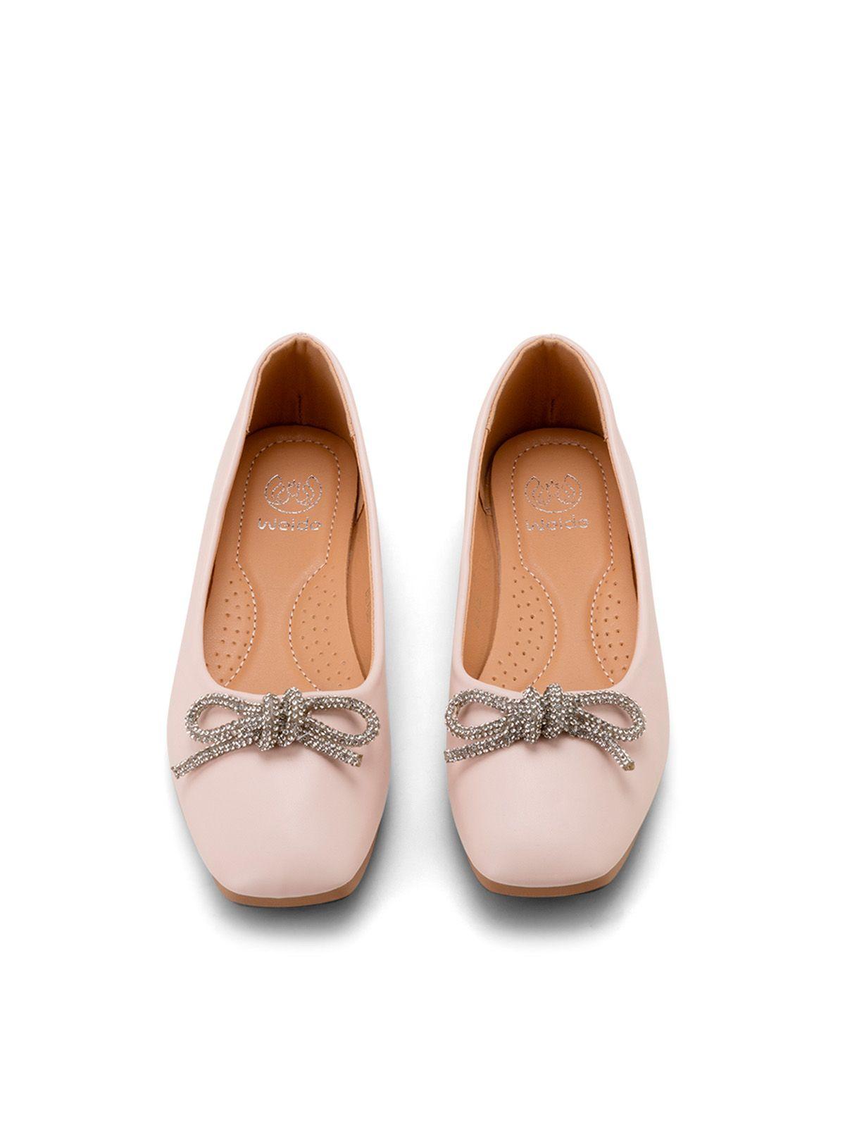 Zapato Taco Beige Casual QIU302 Weide-2