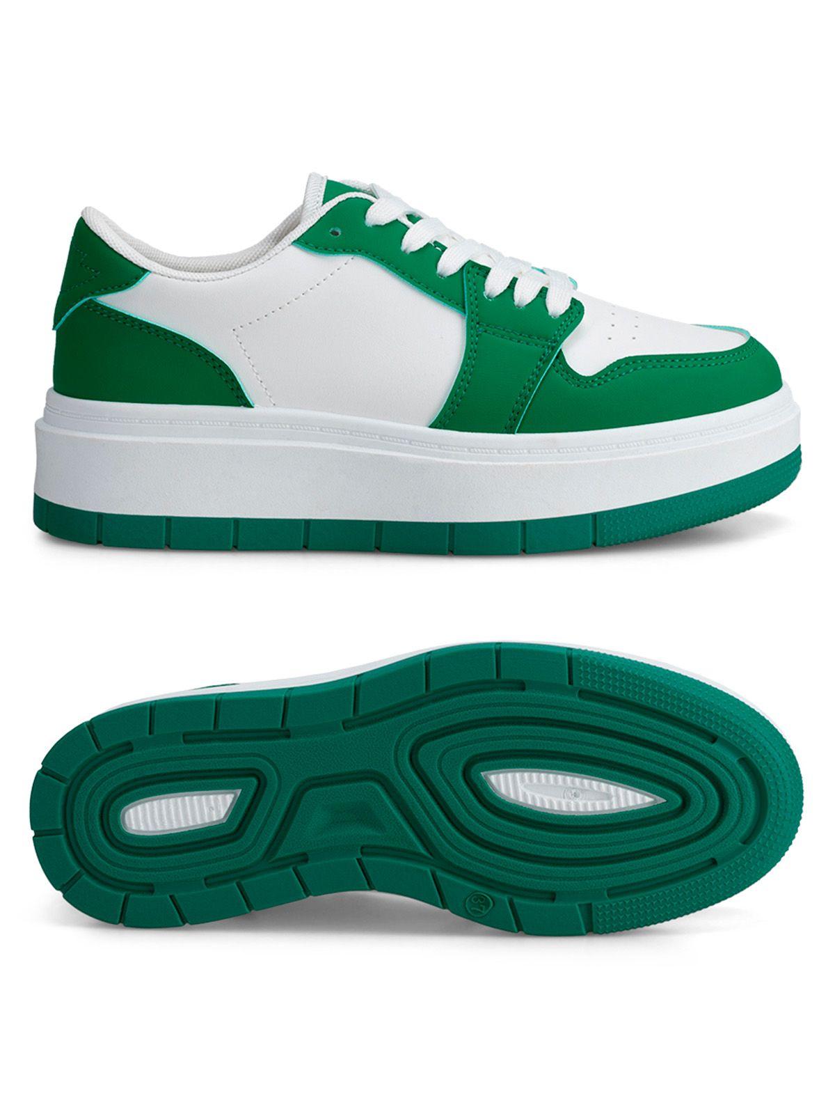 Zapatilla Liliana Verde Weide-2