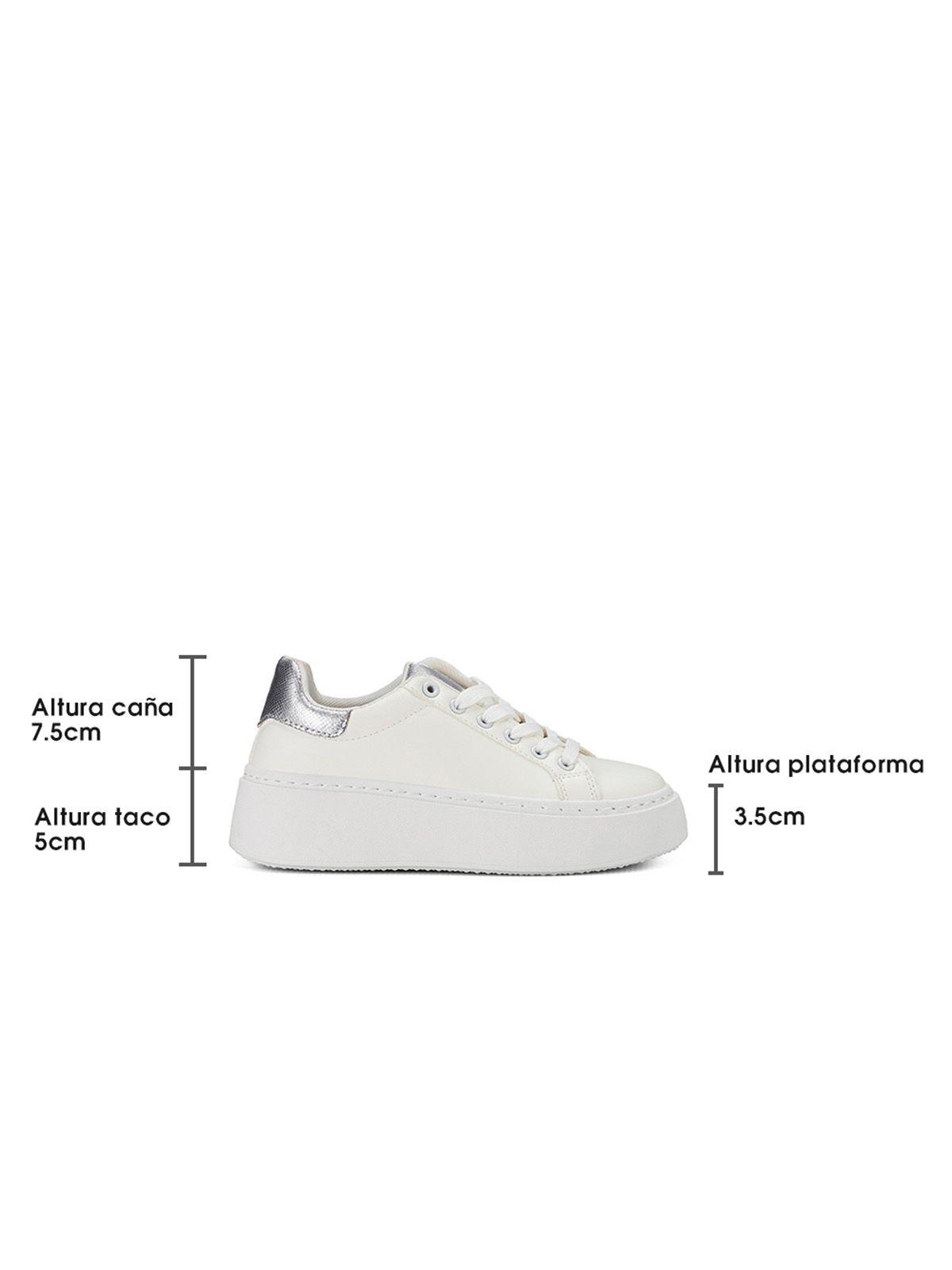 Zapatilla Plataeado Casual LT108 Weide-4