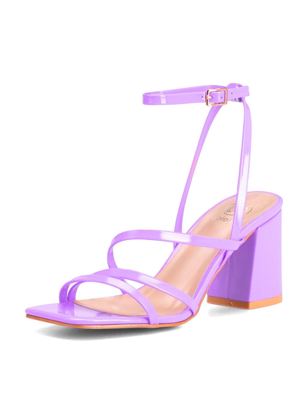Sandalia Taco Morado Fiesta QIU299 Weide-0
