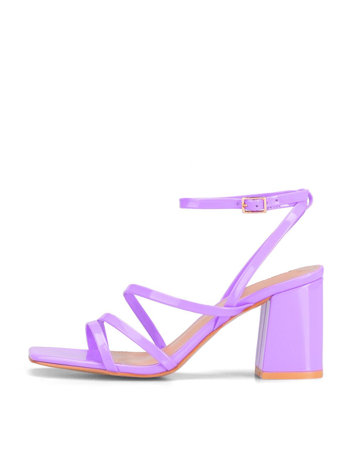 Sandalia Taco Morado Fiesta QIU299 Weide-1